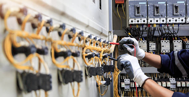 Professional Electrician technician working in Old Fig Garden, CA